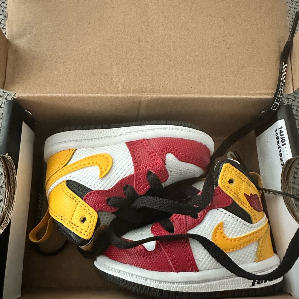 Kids Colorful High-Top Sneakers